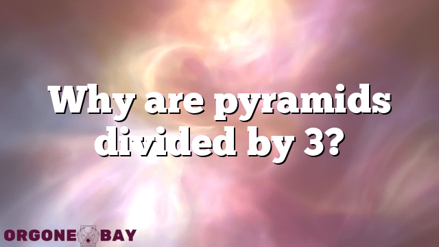 Why are pyramids divided by 3?